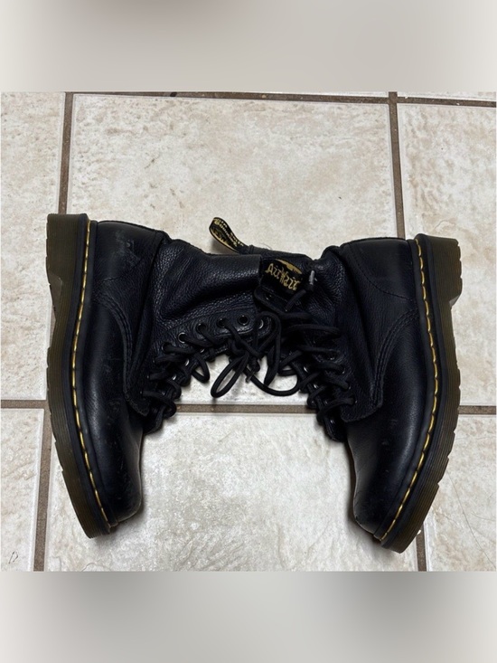 Shoes - Dr. Martens 1460 Pascal Virginia Soft Leather Black Boots Size 6 Grunge